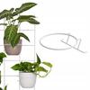 Modern Metal Wall Flower Stand Hedera 3 White - Scandinavian Trellis for Wall-Mounted Pots, Modular Plant Panel Vertical Garden