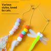 Interactive Hanging Simulation Cat Toy Teaser Wand Funny Self-Entertaining Kitten Play Tool Essential Cat Supplies