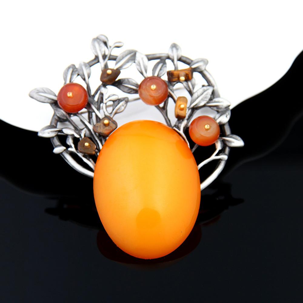 Hot Retro Alloy Brooch Premium Light Luxury Clothing Accessories Pin Jewelry Clothing Camellia Brooch