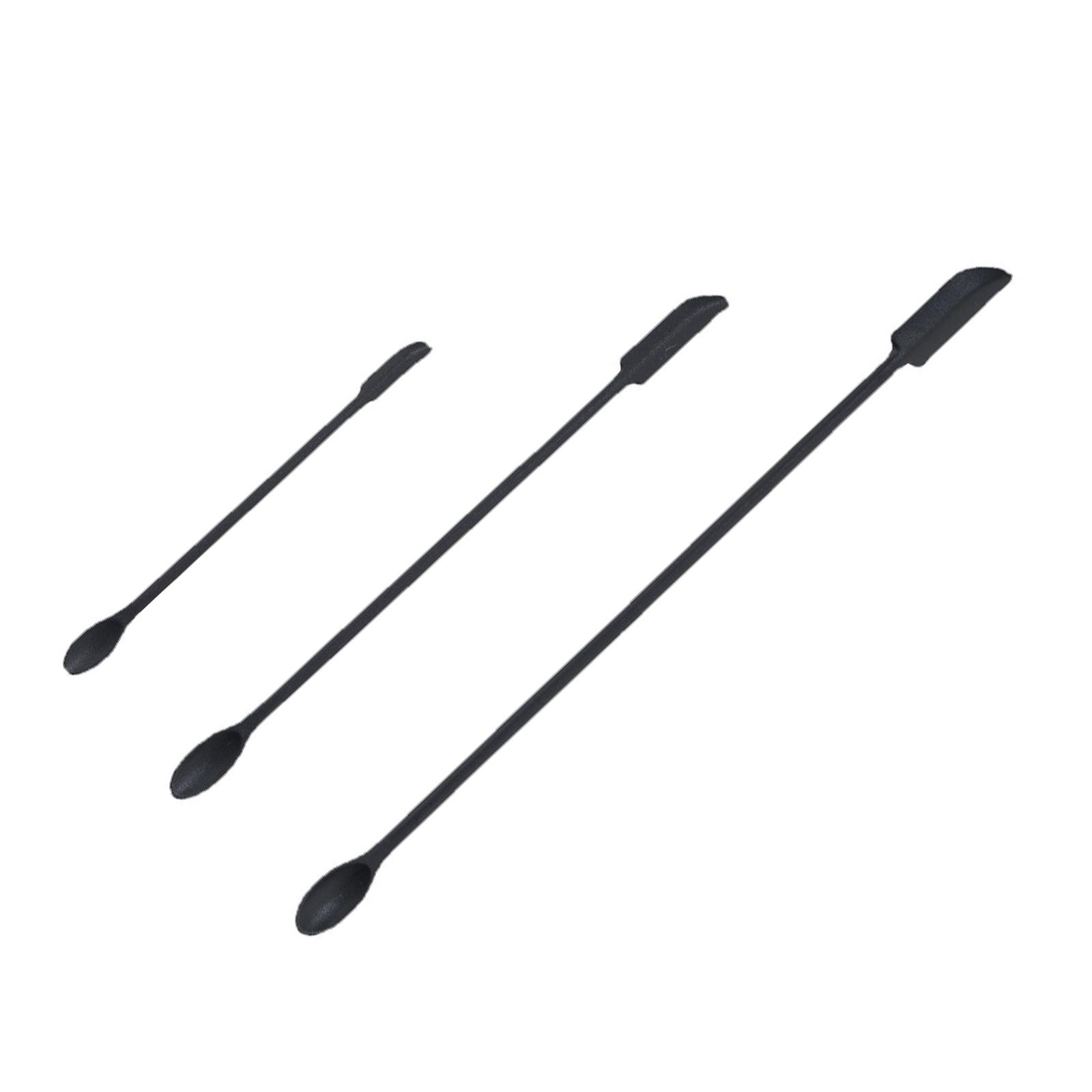 

Силиконовый удлиненный скребок с двойной головкой, глубокий скребок для бутылок, мини-силиконовый шпатель с длинной ручкой 3pcs красный