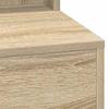 Makeup Table in Sonoma Oak 75.5 x 41 x 135 cm Particleboard