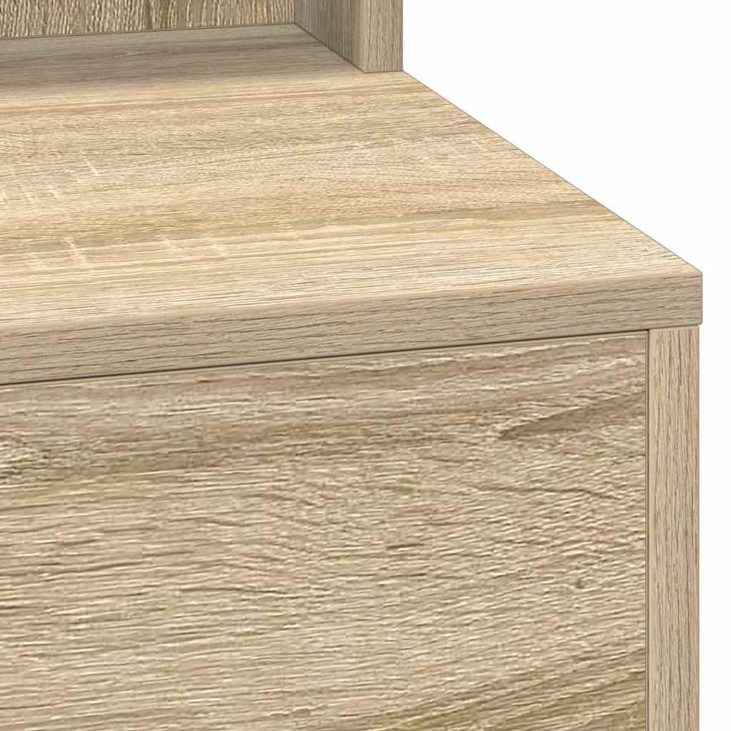 Makeup Table in Sonoma Oak 75.5 x 41 x 135 cm Particleboard