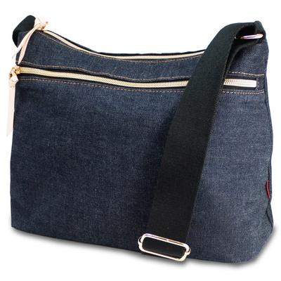 Need Network Mini Shoulder Made with Japanese Indigo Blue Bag, Denim, Lightweight, Crossbody,