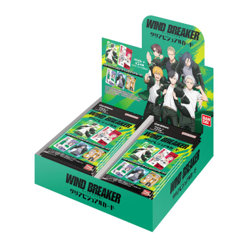 BANDAI WIND BREAKER Clear Visual Card (Pack) (BOX) 20 Packs