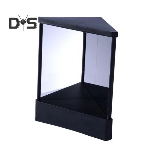 

Нереверсивное настоящее зеркало для макияжа с высокой четкостью, настольное зеркало для туалетного столика для мужчин и женщин, точное перевернутое косметическое зеркало с истинным изображением S чёрный