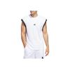 Adidas Loose Comfortable Breathable Round Neck Basketball Vest Men Tops White JN4724