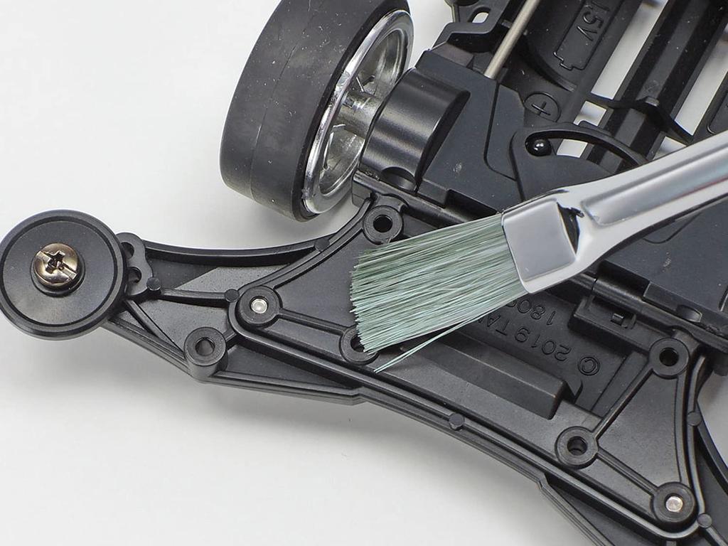 Tamiya Craft Tool Serie 163 Mini 4WD Reinigungsbürste Aufkleber 74163 Nr.. (mit Spatel)