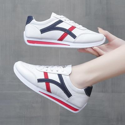 Damskie buty płaskie Nowe sznurowane sneakersy dla kobiet Casualowe buty do biegania Outdoorowa moda Damskie buty na platformie Zapatos De Mujer