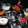Disposable Transparent Plastic Bowls 400ml (50-pack)