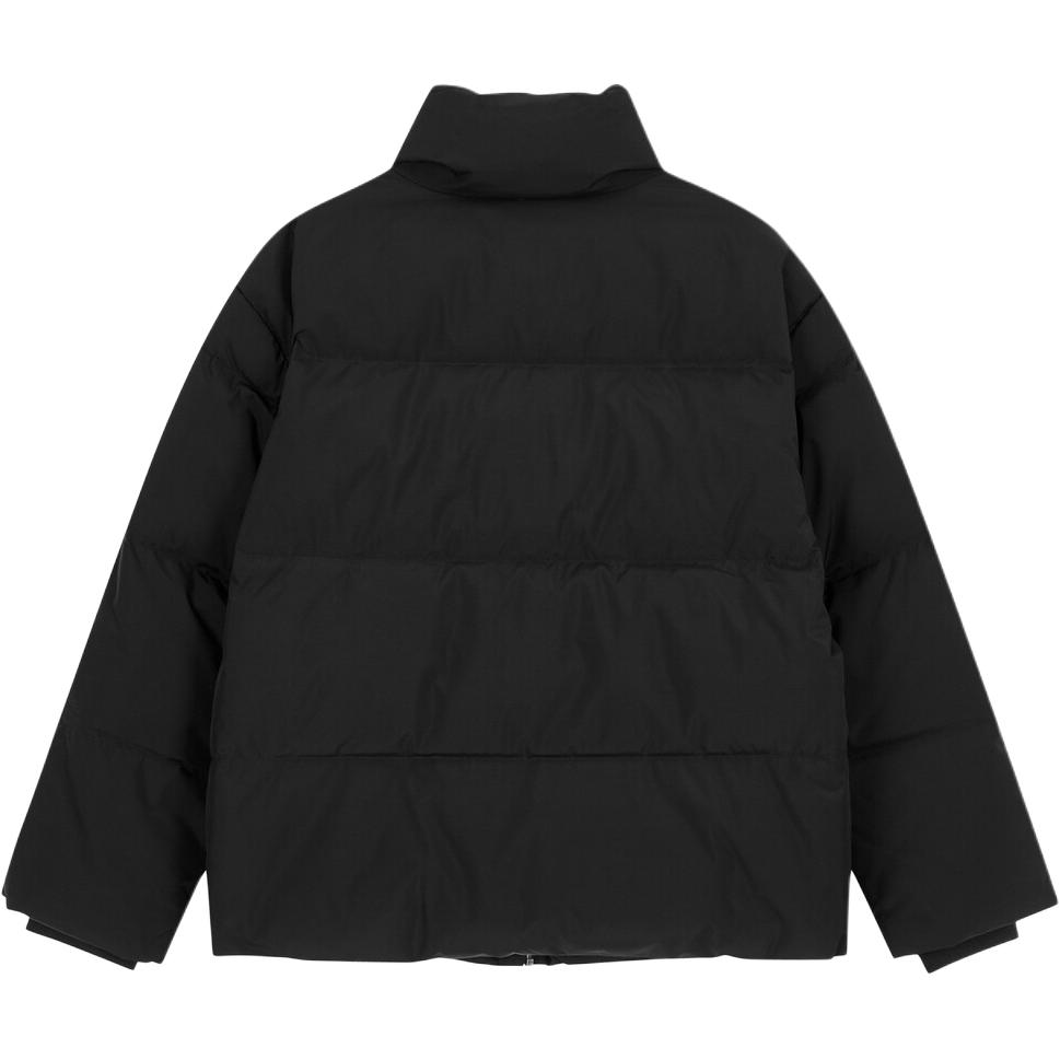 Calvin Klein Minimalist Comfortable Versatile Short Stand Collar Korean Style Down Jacket Women Jacket Black J224676BEH