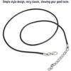 Necklace Cord, Waxed Cord Necklace, 100 Pieces Wax Cord With Lobster Claw Clasp, Waxed Thread For Diy Jewelry Findings