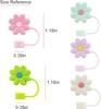 10mm Diameter Silicone Straw Covers, Straw Toppers for 40 Oz Tumbler with Handle, Dust-Proof Straw Caps for Water Bottle