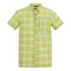 Mens Checked Insect Repellent Short-Sleeved Travel Shirt