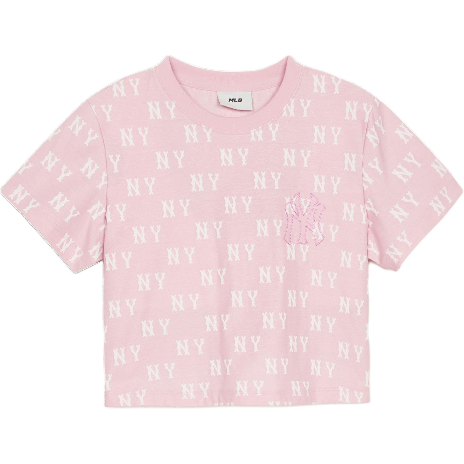 

New MLB New York Yankees T Shirt Women s Pink 3FTSM0153-50PKM S