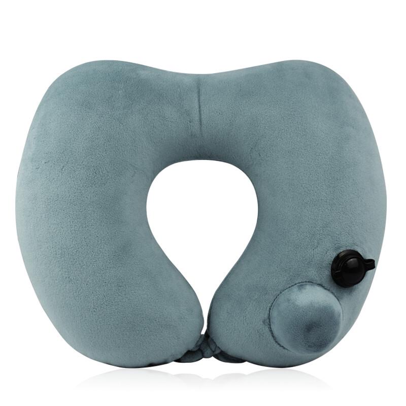 WELLHOUSE Inflatable U-Shaped Travel Neck Pillow