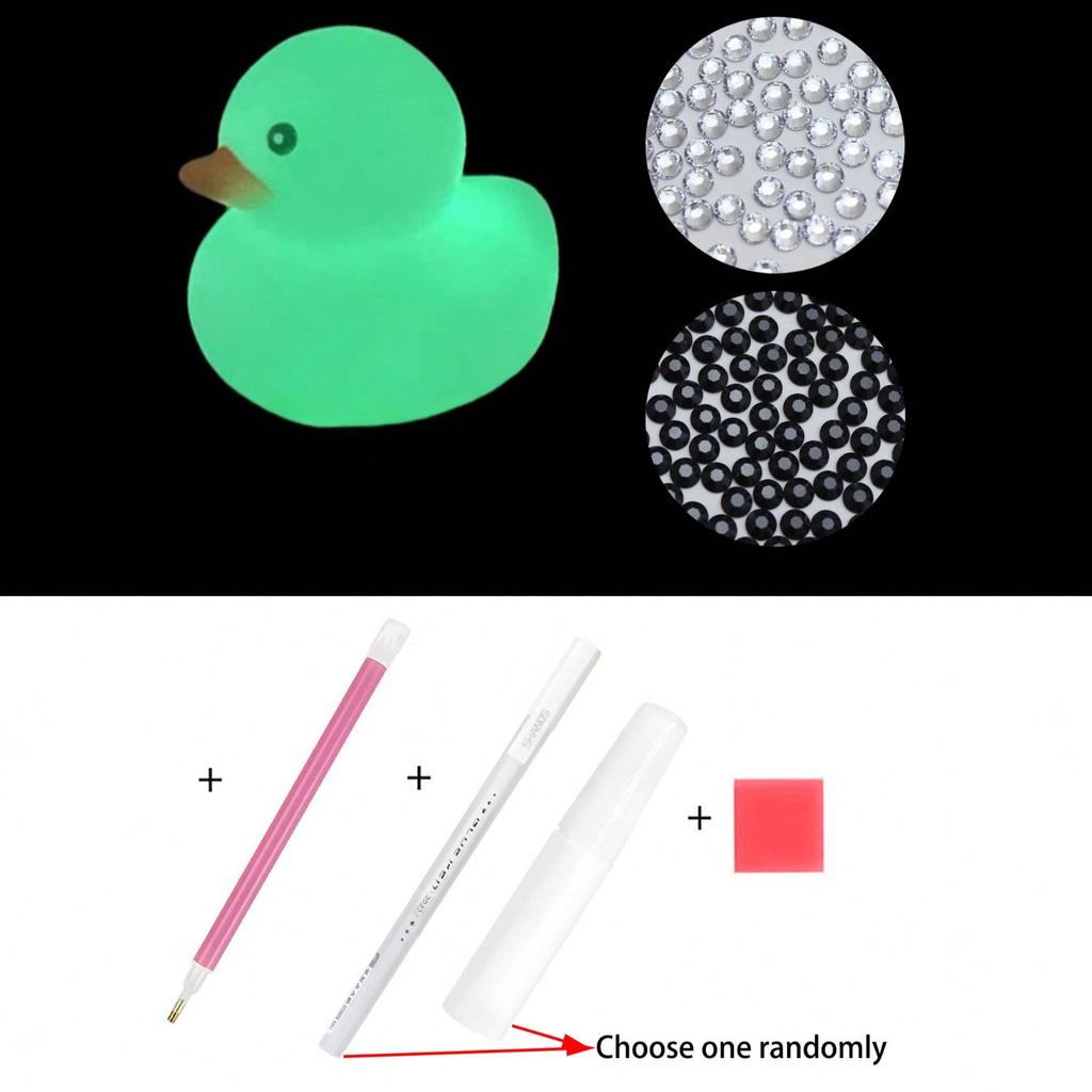 DIY Diamond Tool Duck, Fun Multi-color Handicrafts, Glue Pens, Handmade Decorations