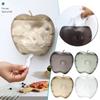 Apple Shape Disposable Food Cover Storage Box Wall-mounted Plastic Wrap Elastic Fresh Keeping Bag Organizer Kitchen Containers
