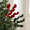 Handmade Christmas Artificial Branches 45cm Simulation Curled Flower  New Year Decor