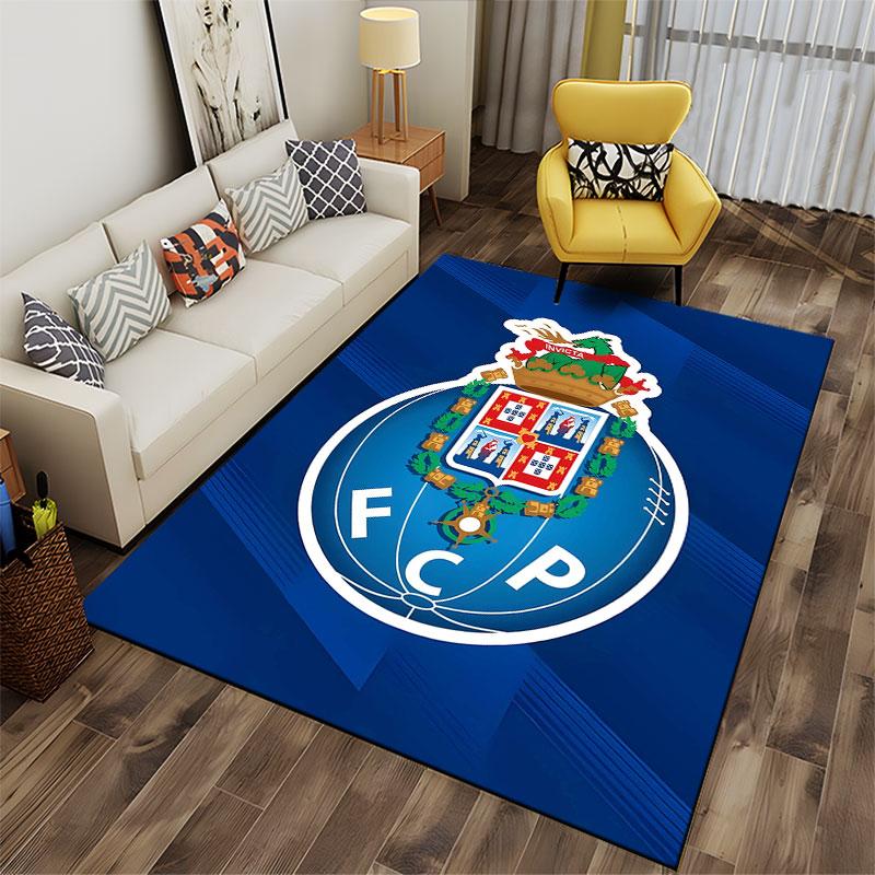 "Blue FCP Logo Pattern Carpet" Suitable As a Non-slip Mat for the Living Room or Bedroom Sofa