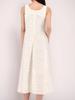 ACUD Sleeveless Dot Dress_Ivory