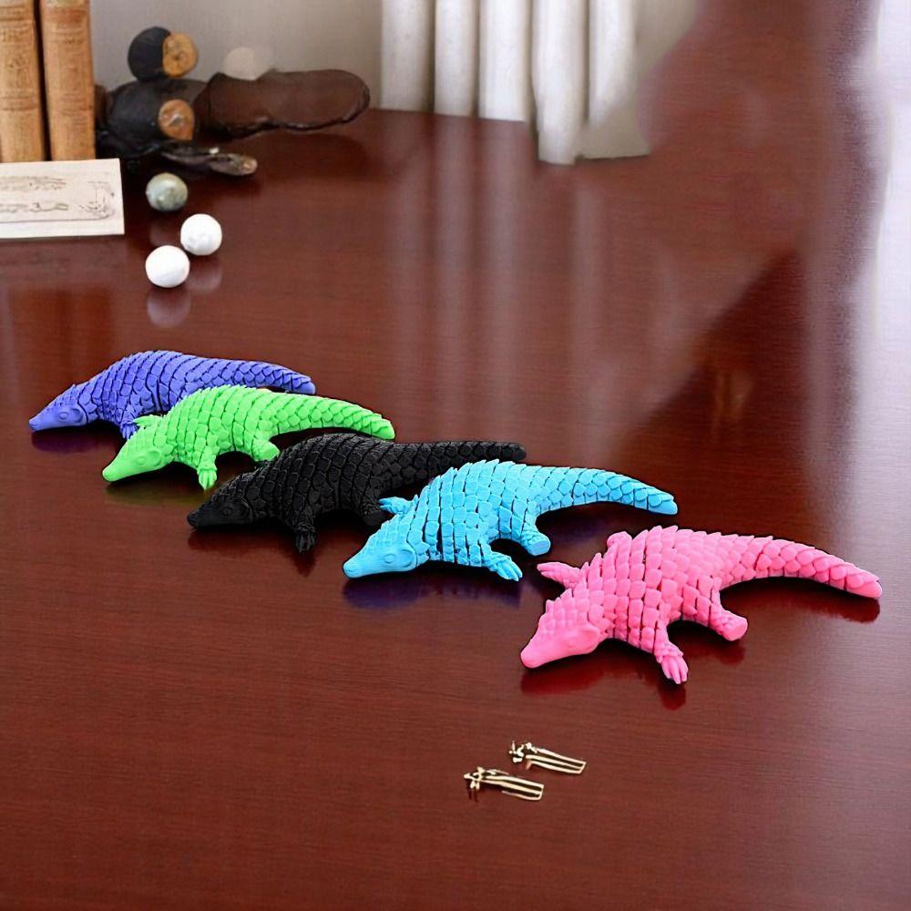 Realistic Pangolin Ornament Movable Joints 3D Printed Pangolin Model  Birthday Gift
