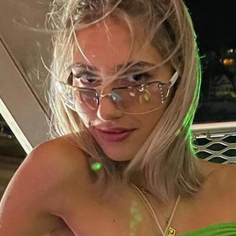 Wrap Around Y2K Sunglasses for Women Men Shield Flat Top Sunglasses Futuristic Frameless Gradient Lens Sun Glasses Eyewear