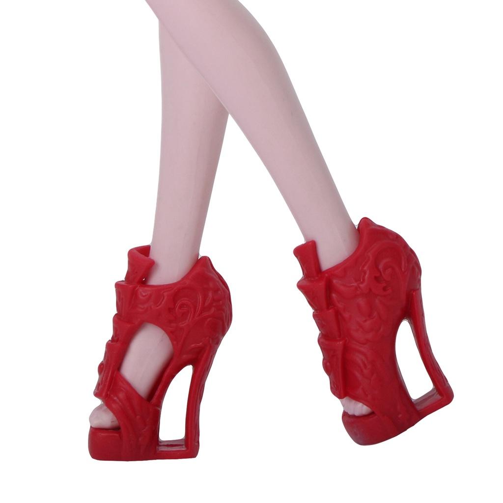 Sandálové boty Boty pro Monster high Příslušenství Vysoký podpatek Demon Monster Cool Toys Černá Pavučina Růžová Modrá