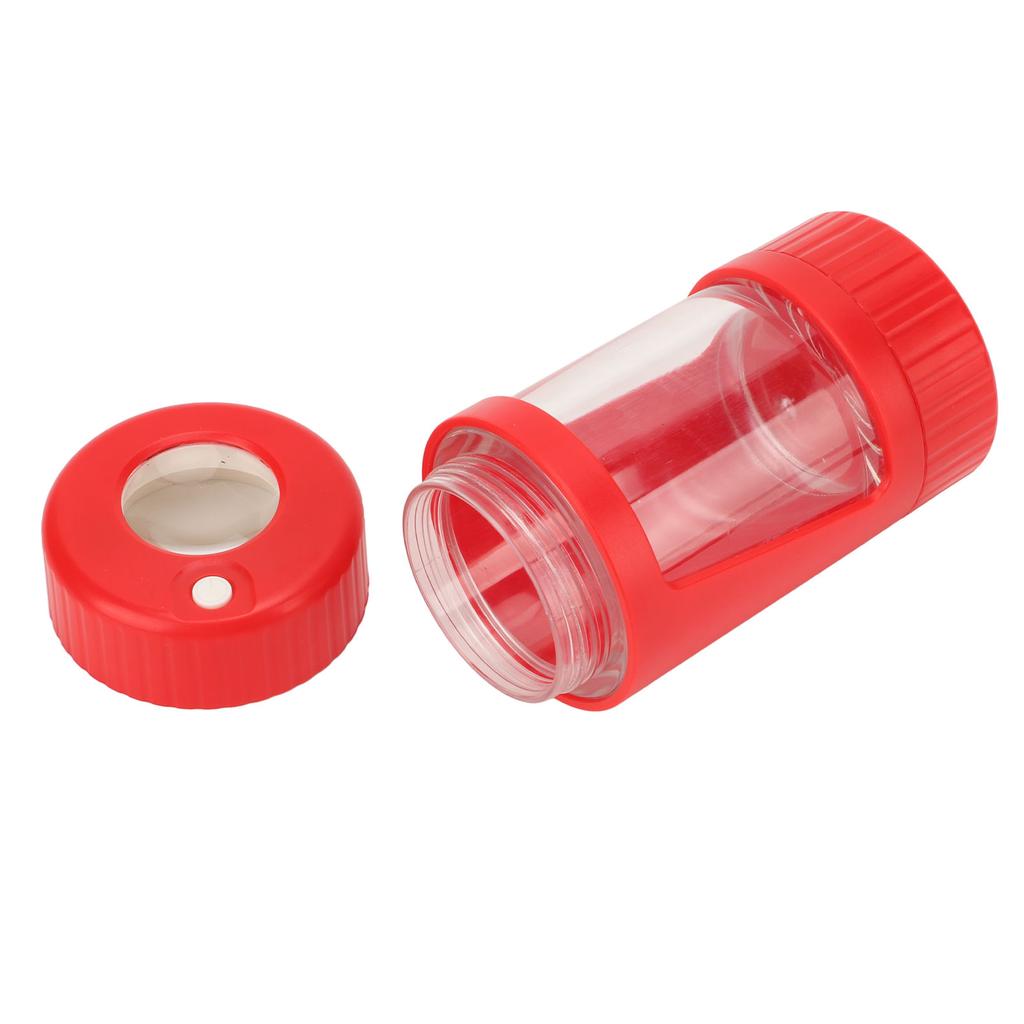 Geruchsdichter Behälter Abnehmbar Geruchsdicht Transparent Lupe Lichtfunktion Vorratsbehälter für Gewürze