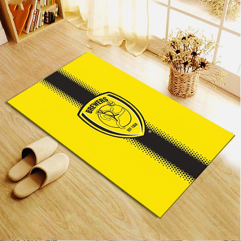 Burton Albion FC Teppich für Wohnzimmer Schlafzimmer Zuhause Sofadekoration Kinderspiel Rutschfeste Bodenmatte