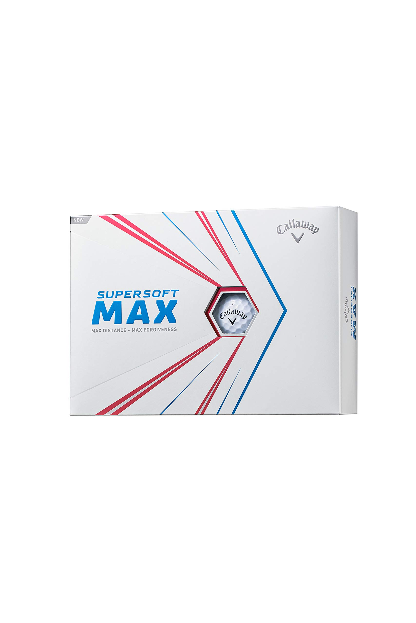 

Callaway Golf Balls SUPERSOFT MAX 2021 1 Dozen (12 Pieces) 2 Pieces White