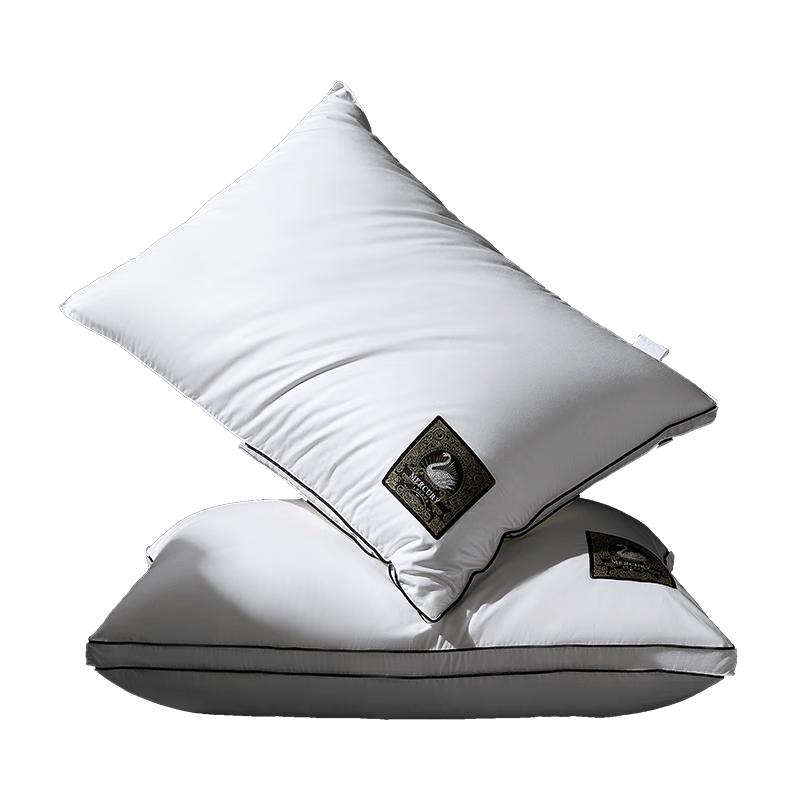 Подушка Mercury Home Textiles Premium из 95% белого гусиного пуха Universal