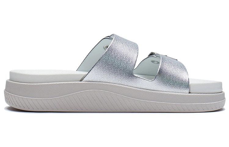 Women's Slippers Li-Ning Li Ning Clap EVA Slide Slippers Women's Silver