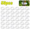 500/50PCS Plant Support Clips Reusable Plastic Connects Vine Fixing Clip Tomato Grape Vegetable Plants Holder Buckle Garden Tool