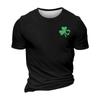 St. Patrick's Day Print - Herren Bedrucktes Lässiges Rundhals Kurzarm T-Shirt