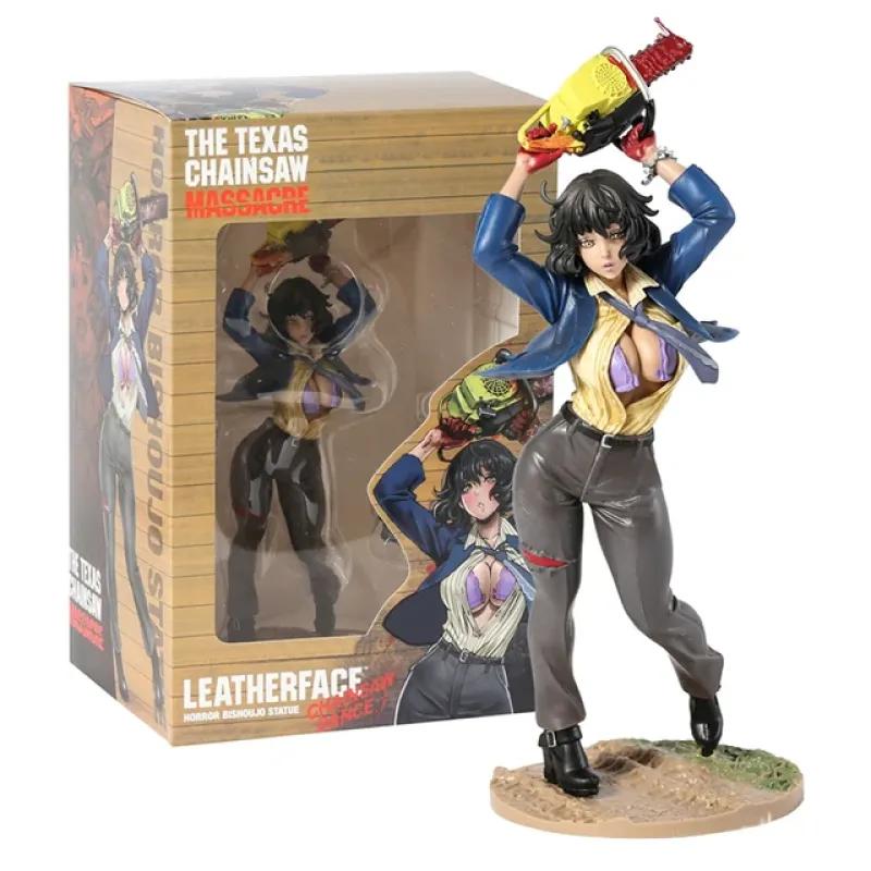 SKREKK Bishoujo Statue Djevler Offer 1974 Leatherface Anime PVC Actionfigur Leke