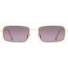 Dior Modern Design Rectangular Sunglasses Men sunglasses Gold DIORCANNAGES2U