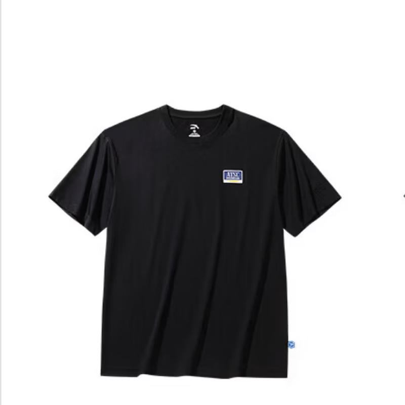 

ANTA Men s Ice Silk Antibacterial Breathable Short Sleeve T-Shirt M