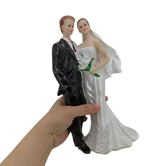 Couple Statue Wedding Cake Topper Resin Bride And Groom Figurine