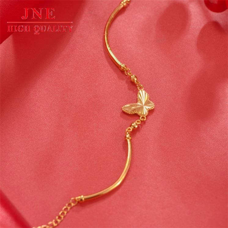 Butterfly Half Bracelet Gold-Plated Light Luxury Women's Fashionable Temperamental All-Match Bracelet Live