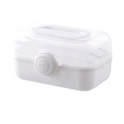 Medicine Storage Box Plastic Multi Layer Large Capacity Medicine Cabinet for Household