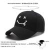 Unisex Smiley Gesicht Stickerei Baseball Cap Mode Baumwolle Papa Hut Outdoor Reise Sonnenschutz Hüte Snapback Caps Wild Hat