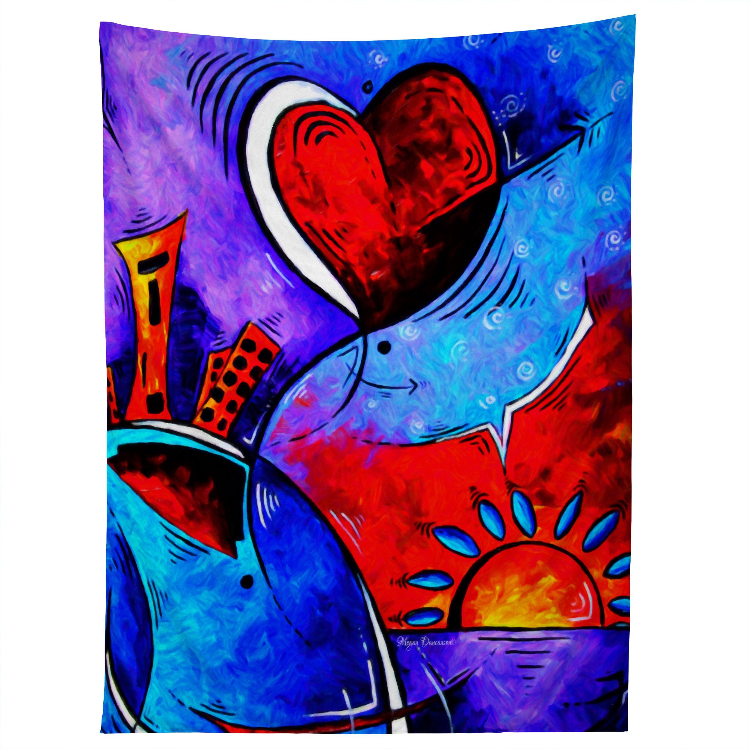 CITY IN MOTION tapestry 75x100