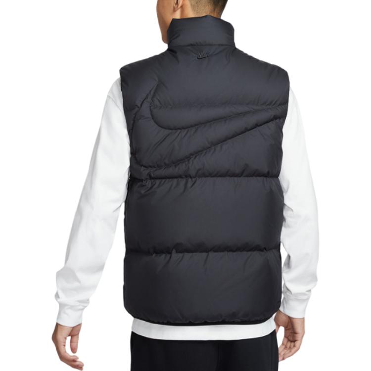 Nike Vests Men's Black Stand Collar Moderate Other IH2369-010