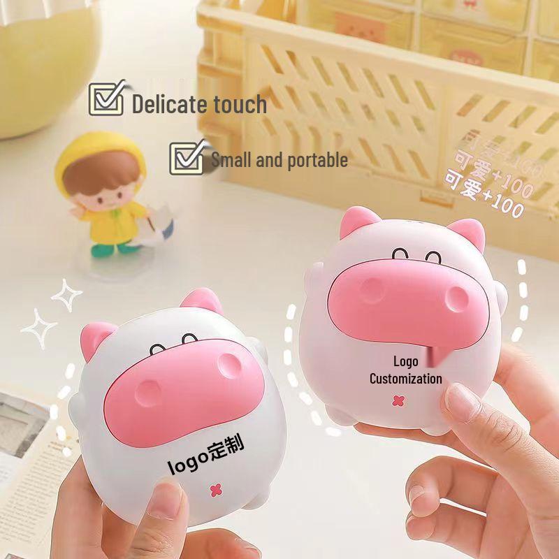 USB Rechargeable Cute Little Pig Hand Warmer - Portable and Customizable for Winter Warmth