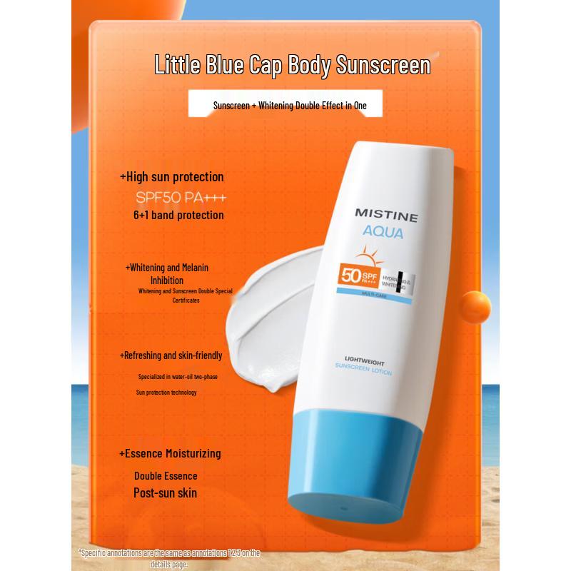 Mistine Whitening Hydrating Sunscreen SPF50 PA+++ 70ml