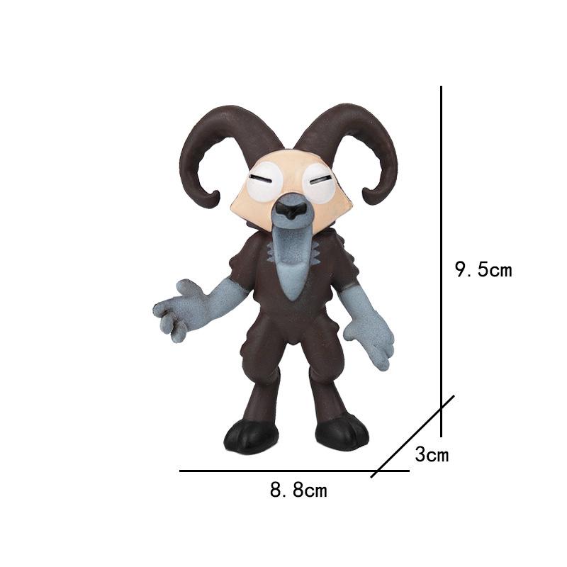 Non-Toxic 5/10Pcs/Set 99 Nights In The Forest Figures Figures Figurine Owl Goat Wolf Deer 99 Nights In The Forest Figurine Toy Gift