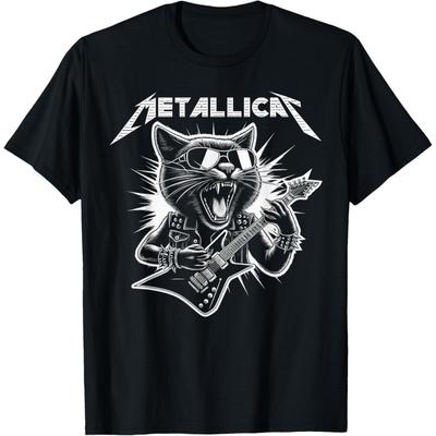 iDestiner Metallicat - Funny Cat T-Shirt