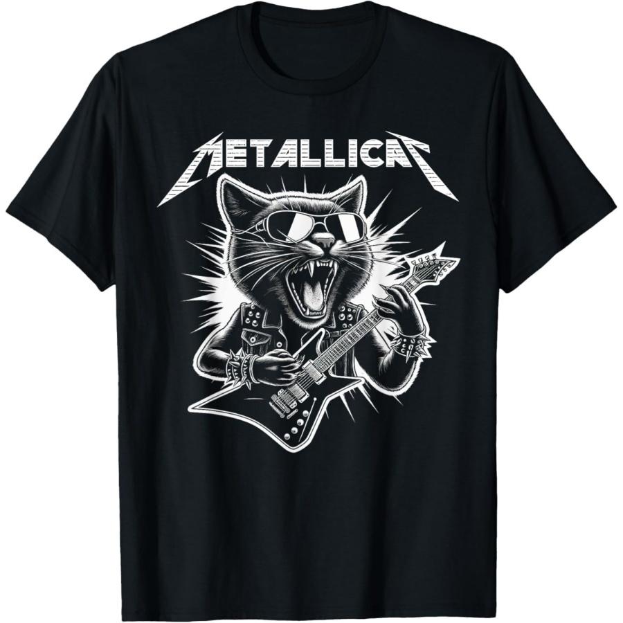iDestiner Metallicat - Funny Cat T-Shirt S разноцветный