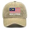 Malaysia Flag Baseball Hats Unisex Cotton Outdoor Solid Color Baseball Cap Men Adjustable Strap Hat Men High Quality
