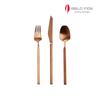 [belo inox] Bertis Bronze Dessertbesteck Set von 3